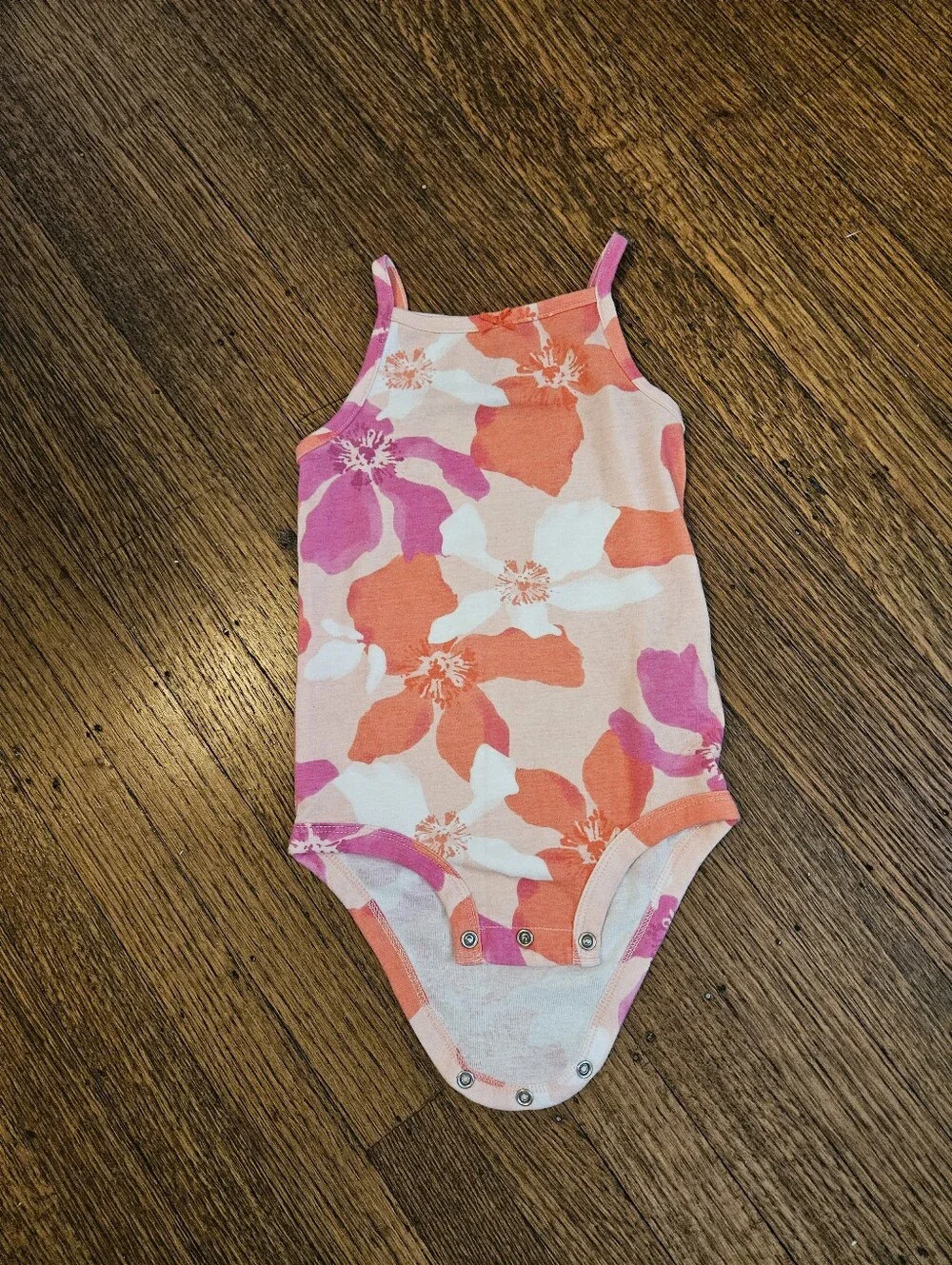 Carter’s 3pc Baby Girl Romper & Bloomer Bundle – Floral + Fruit Mix 24M - Picture 7 of 7